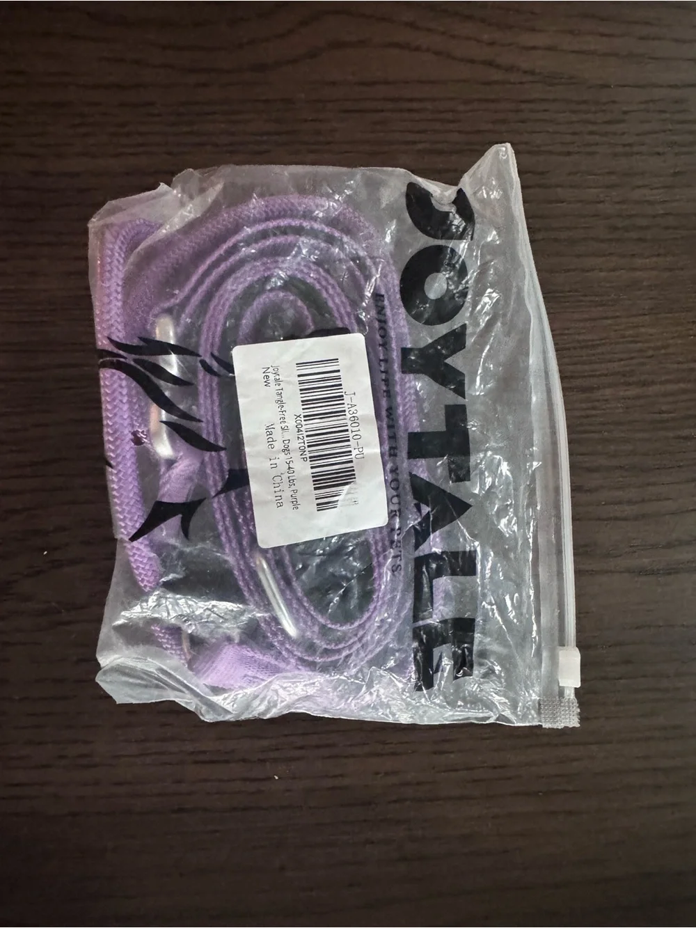 BRAND NEW Joytale Reflective Purple Dog Leash with D-Ring - 15-40 lbs - Picture 7 of 8